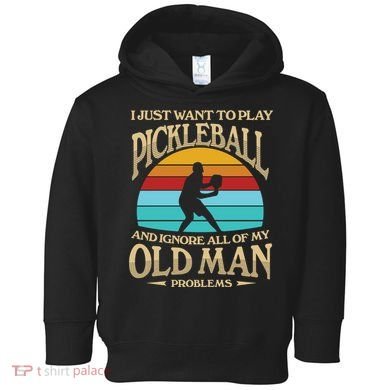 Pickleball OLDMAN Toddler Hoodie