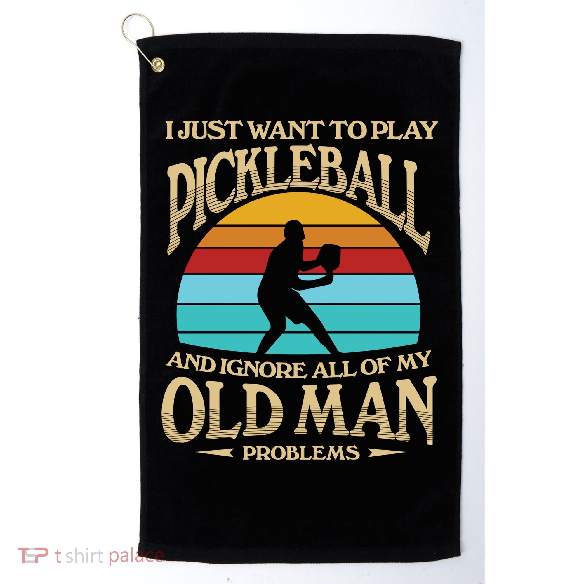 Pickleball OLDMAN Golf Towel