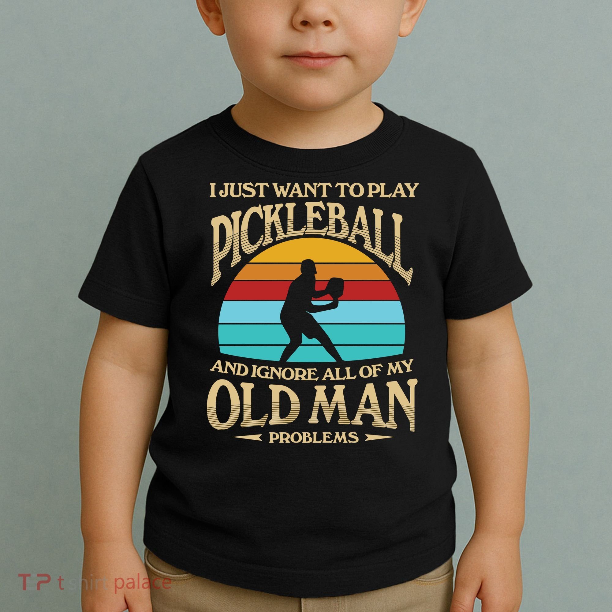 Pickleball OLDMAN Toddler T-Shirt