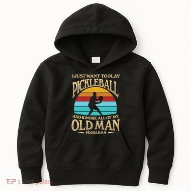 Pickleball OLDMAN Kids Hoodie