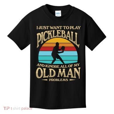 Pickleball OLDMAN Kids T-Shirt