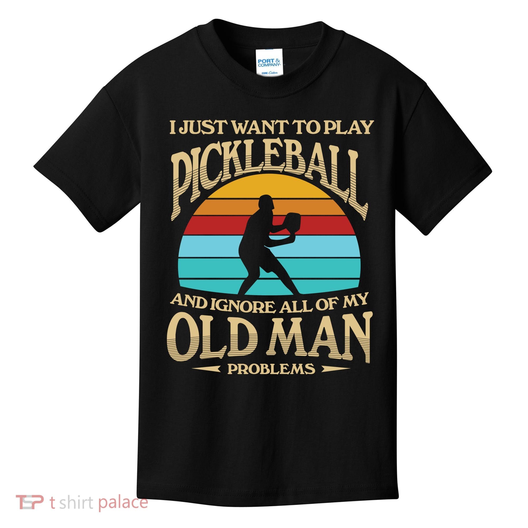 Pickleball OLDMAN Kids T-Shirt