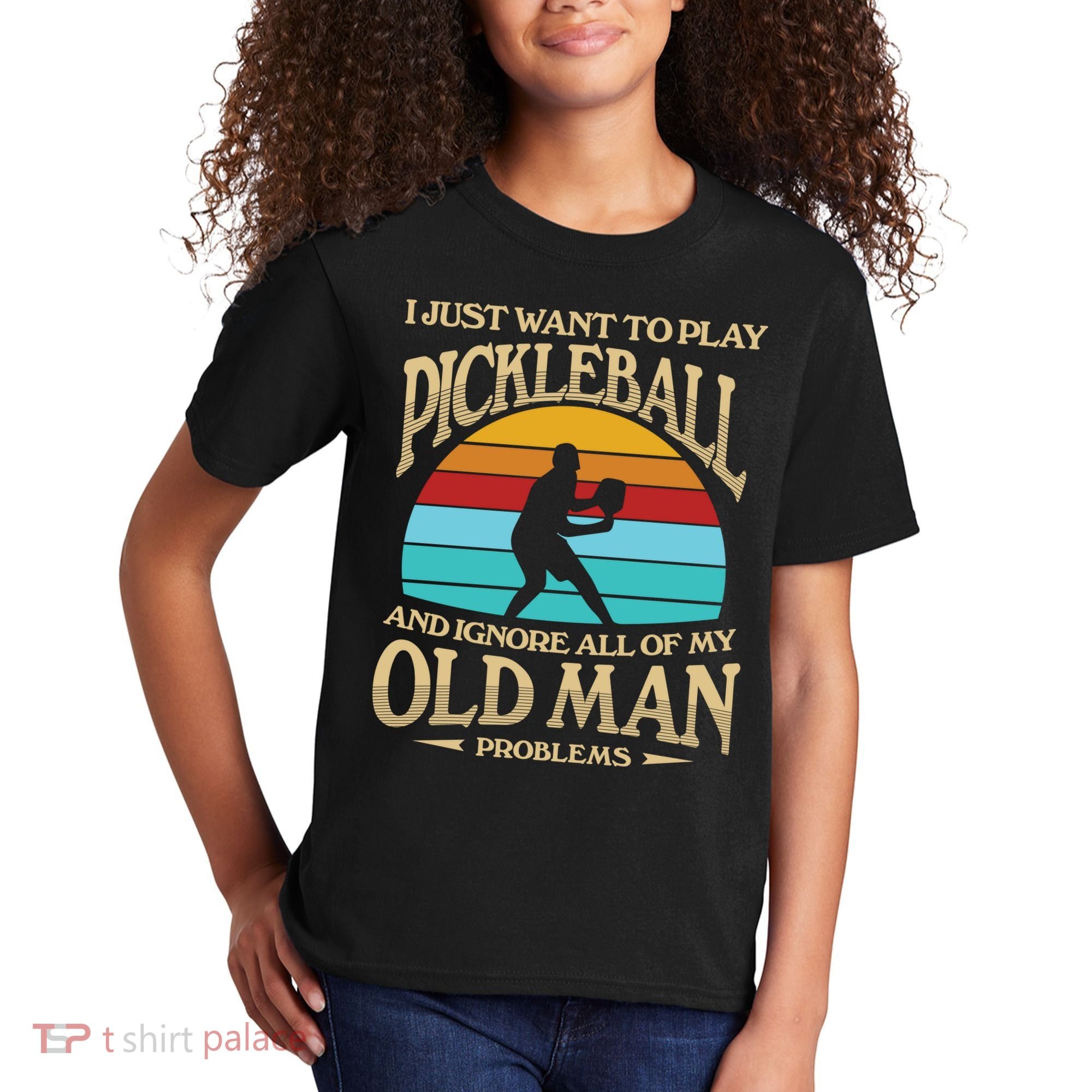 Pickleball OLDMAN Kids T-Shirt
