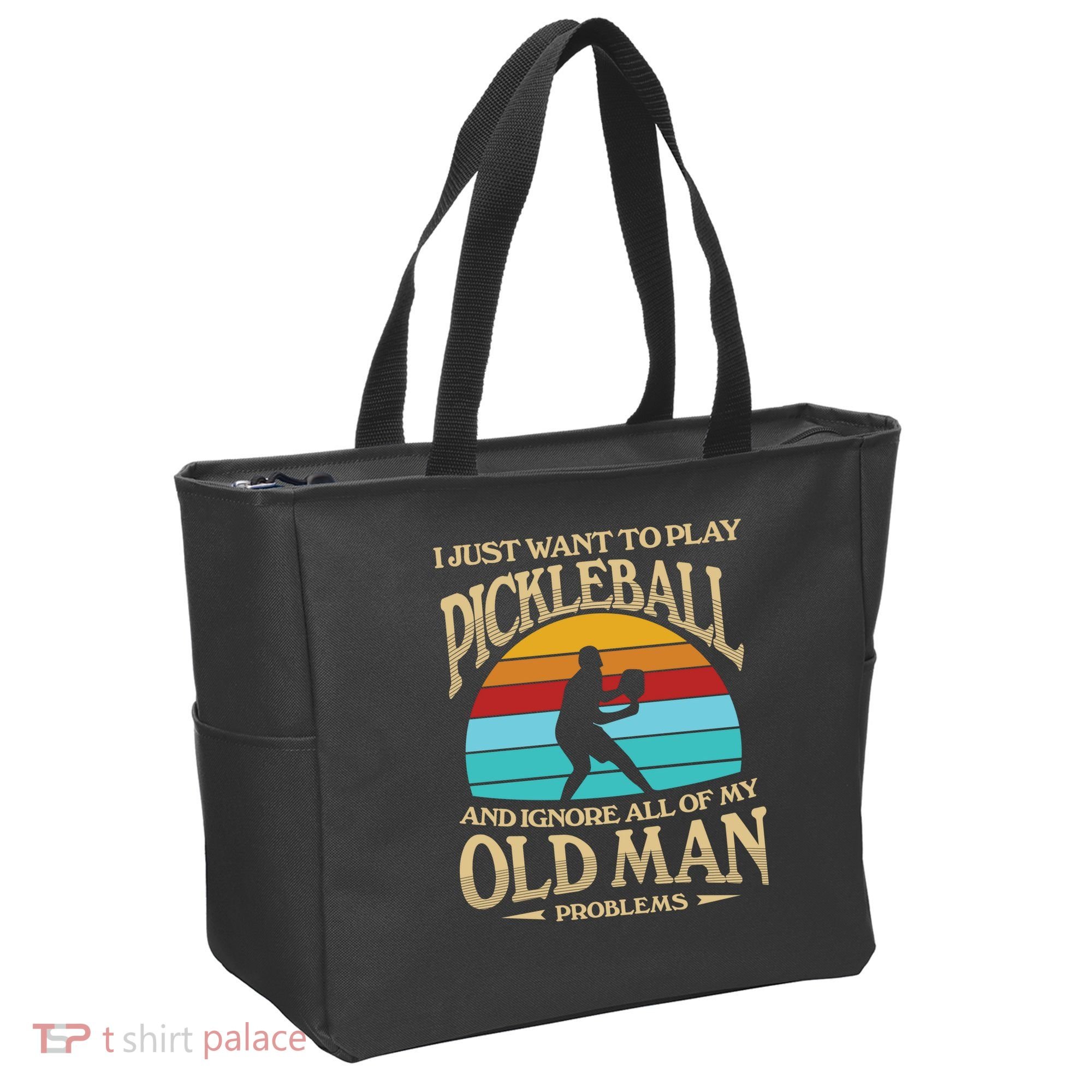 Pickleball OLDMAN Tote Bag