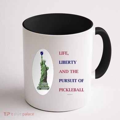 Pursuit Of Pickleball Coffee Mug back