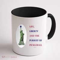 Pursuit Of Pickleball Coffee Mug thumb 1