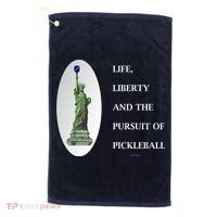 Pursuit Of Pickleball Golf Towel thumb 0
