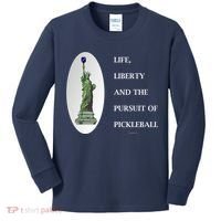 Pursuit Of Pickleball Kids Long Sleeve Shirt thumb 0