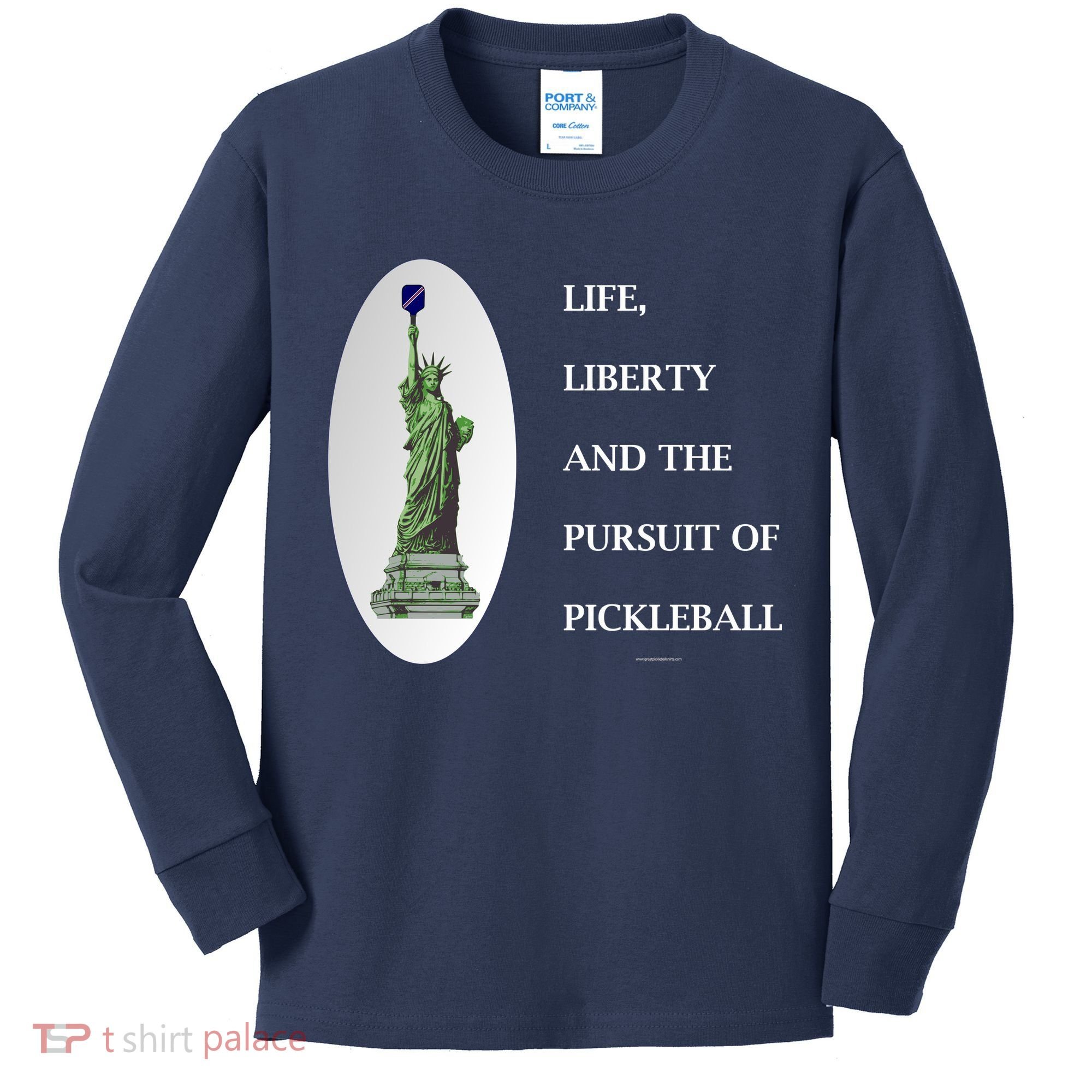 Pursuit Of Pickleball Kids Long Sleeve Shirt