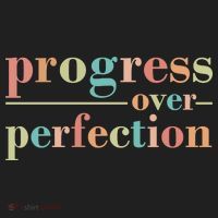 Progress Over Perfection Quote Women's Sweatshirt thumb 2