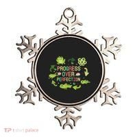 Progress Over Perfection Frog Back To School Teacher Ornament thumb 0