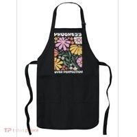 Progress Over Perfection Aba Therapist Behavior Rbt Floral Apron thumb 0