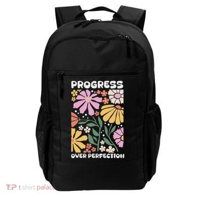 Progress Over Perfection Aba Therapist Behavior Rbt Floral Backpack