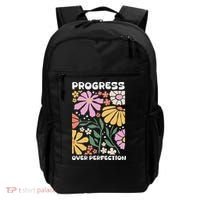 Progress Over Perfection Aba Therapist Behavior Rbt Floral Backpack thumb 0