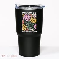 Progress Over Perfection Aba Therapist Behavior Rbt Floral Tumbler thumb 0
