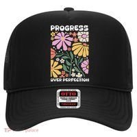 Progress Over Perfection Aba Therapist Behavior Rbt Floral Hat thumb 0