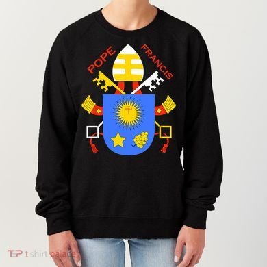 Pope Francis Emblem Christianity Women's Sweatshirt