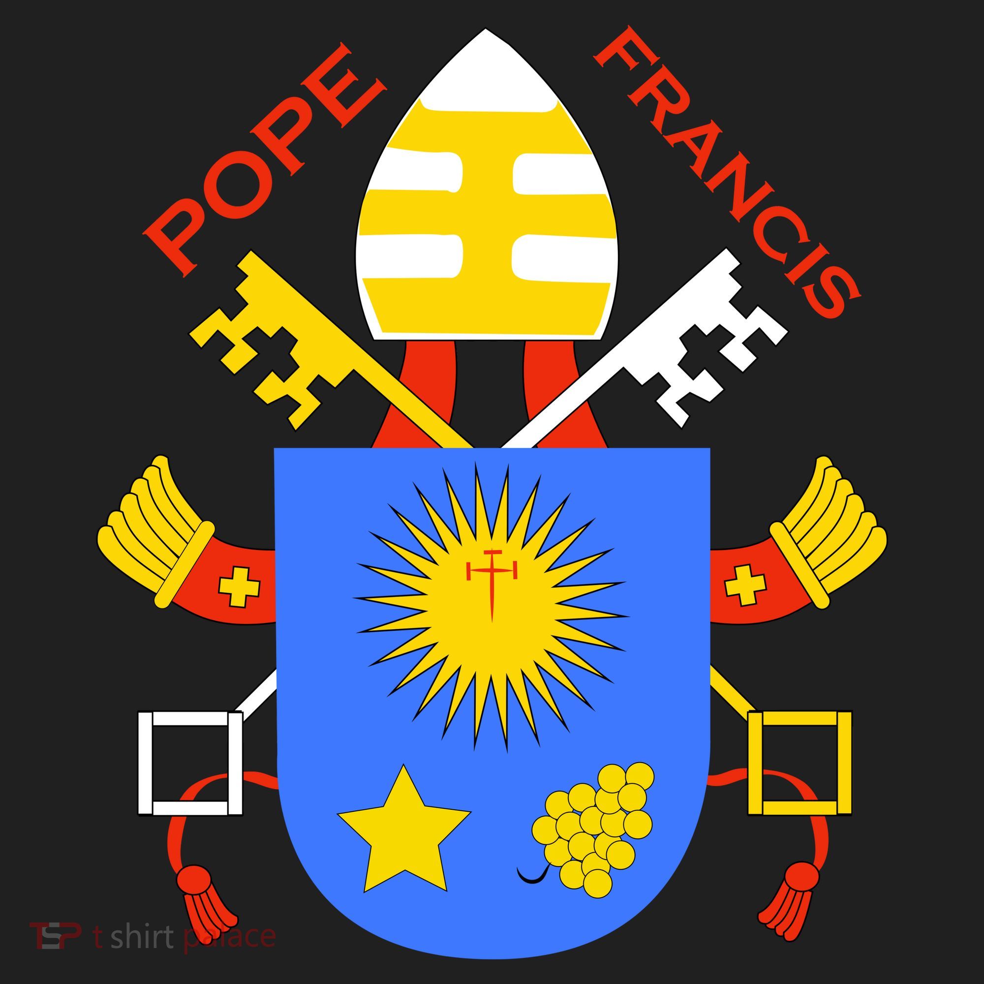 Pope Francis Emblem Christianity Women's Sweatshirt