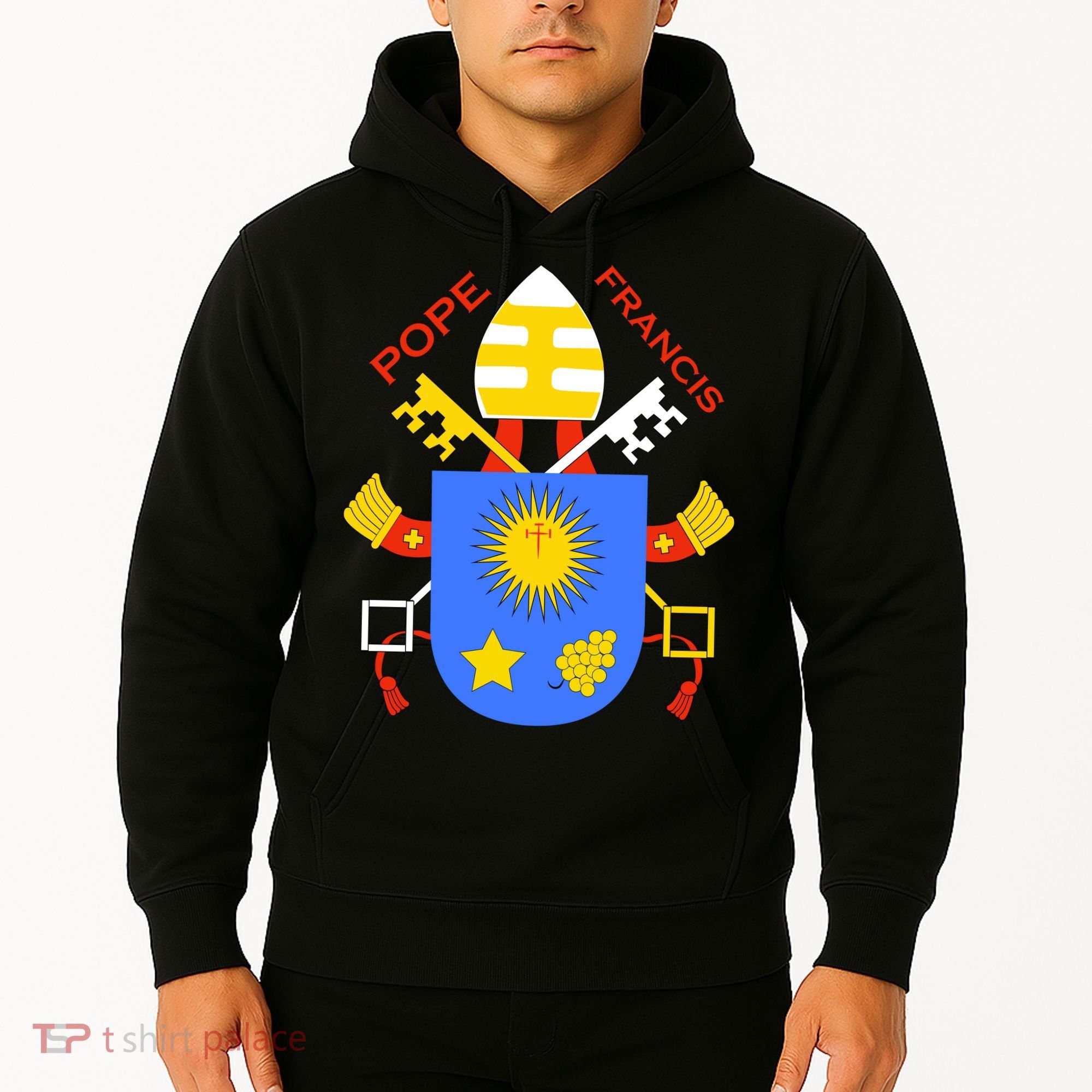 Pope Francis Emblem Christianity Hoodie