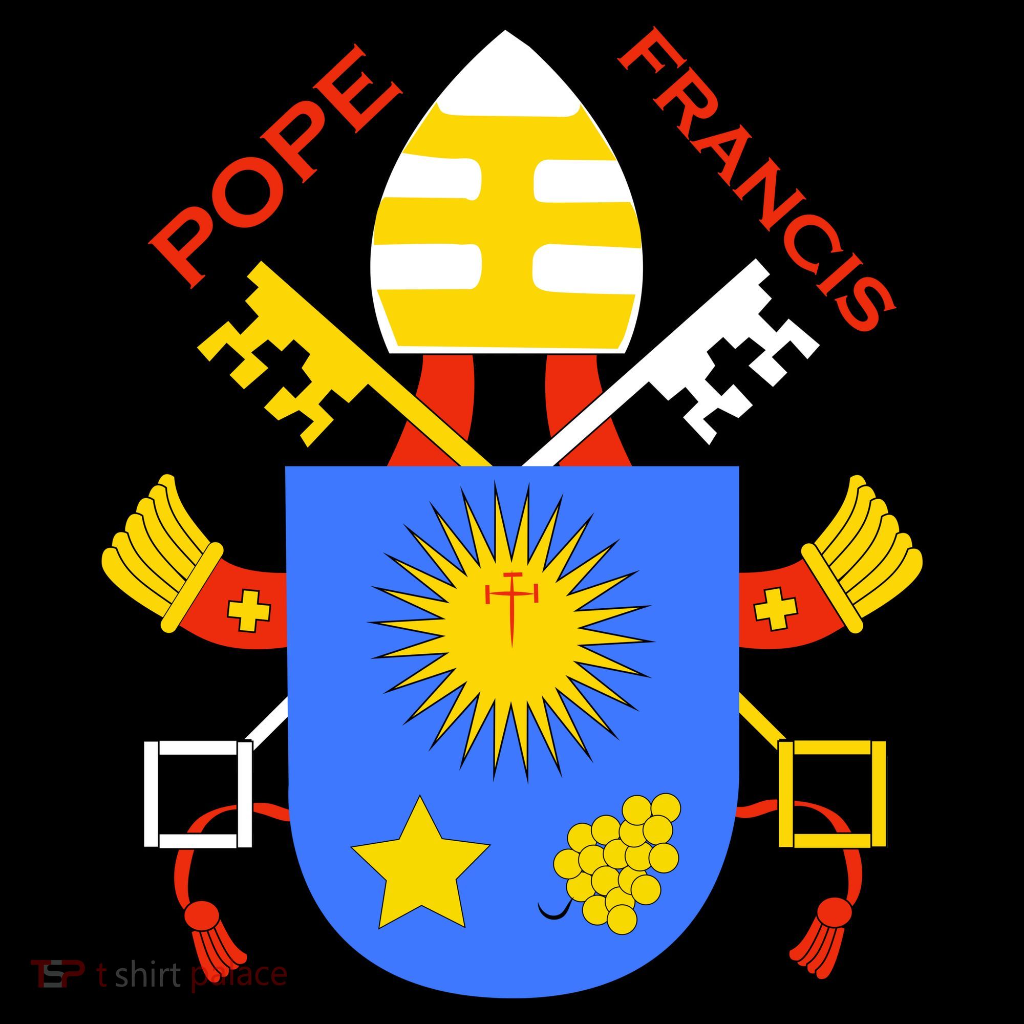 Pope Francis Emblem Christianity Sweatshirt