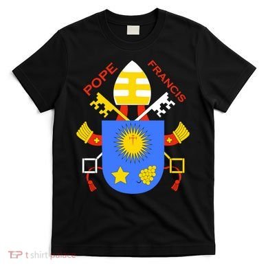 Pope Francis Emblem Christianity T-Shirt