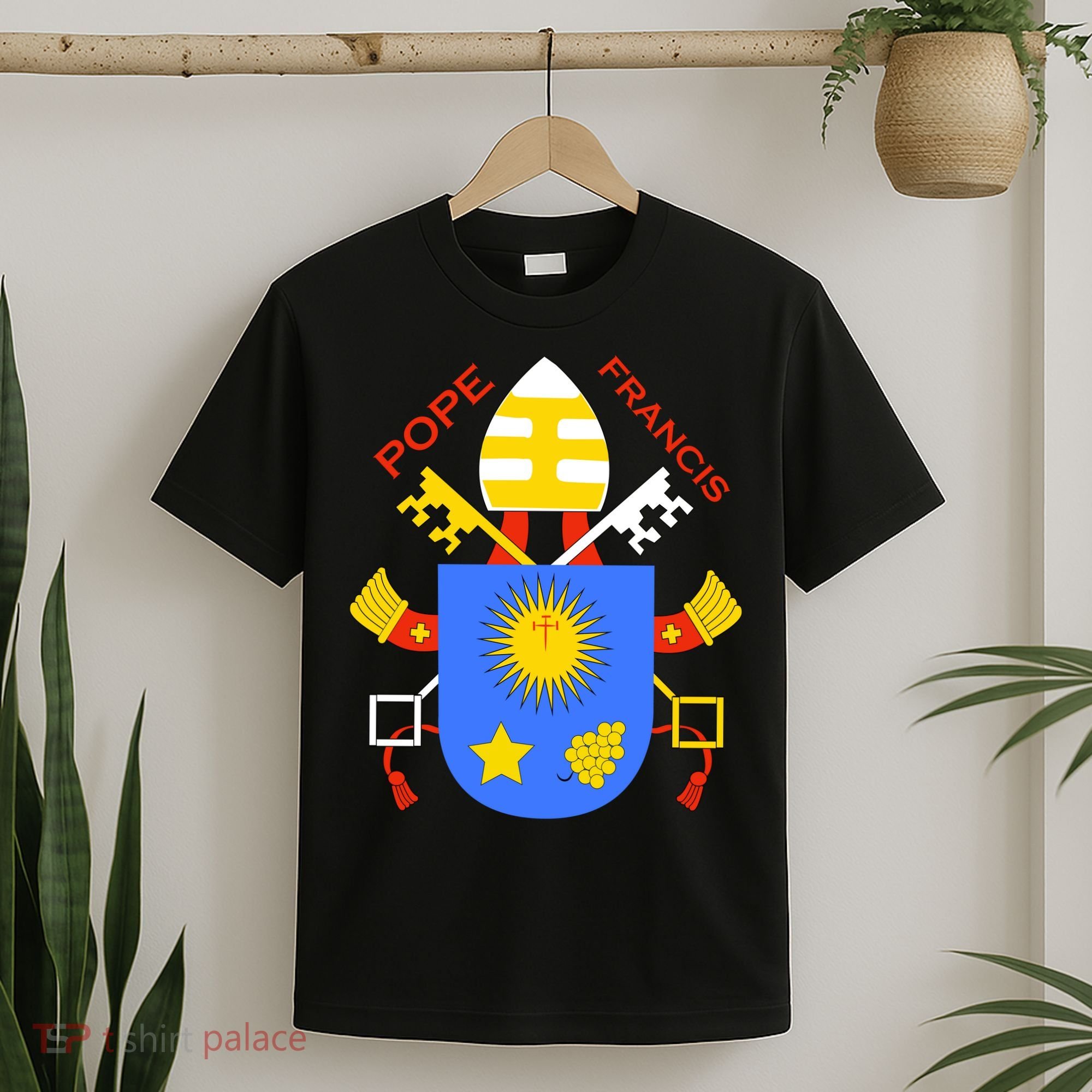 Pope Francis Emblem Christianity T-Shirt