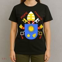 Pope Francis Emblem Christianity T-Shirt thumb 4