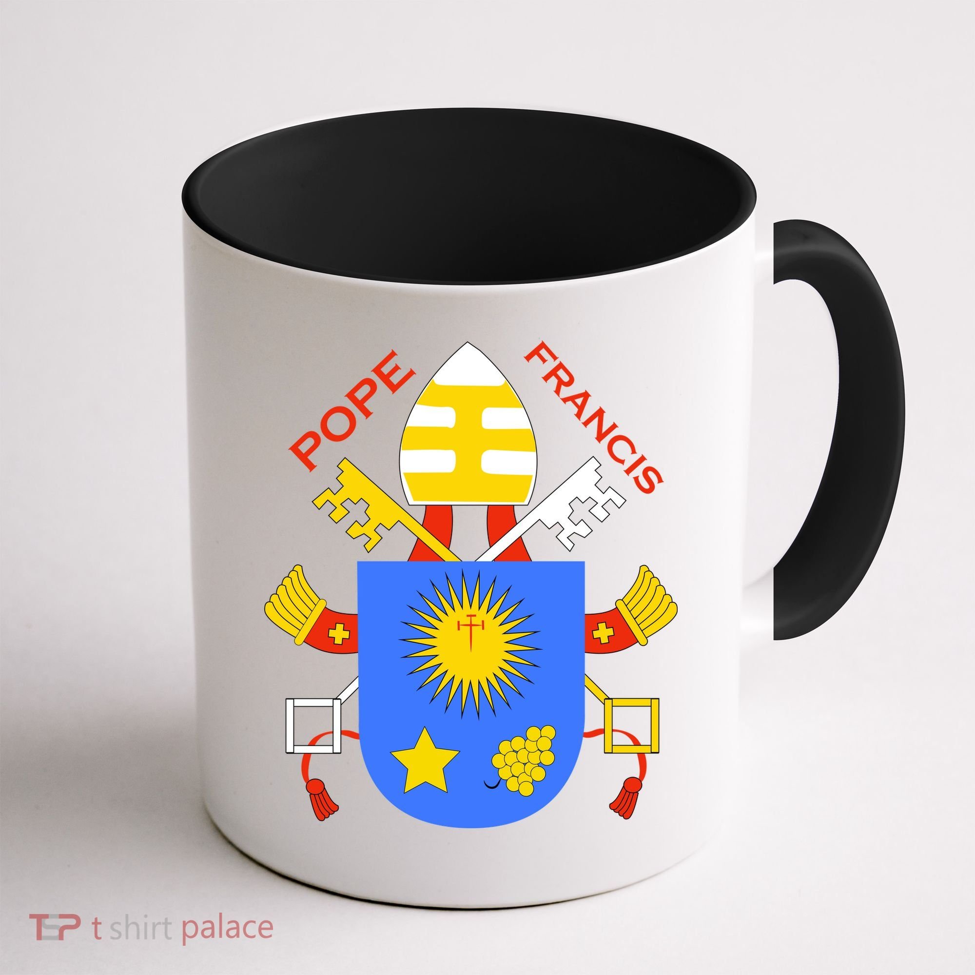 Pope Francis Emblem Christianity Coffee Mug