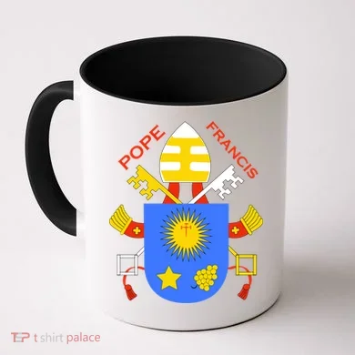 Pope Francis Emblem Christianity Coffee Mug