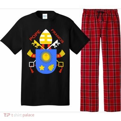 Pope Francis Emblem Christianity Pajama Set