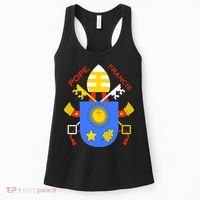 Pope Francis Emblem Christianity Women's Tank Top thumb 0