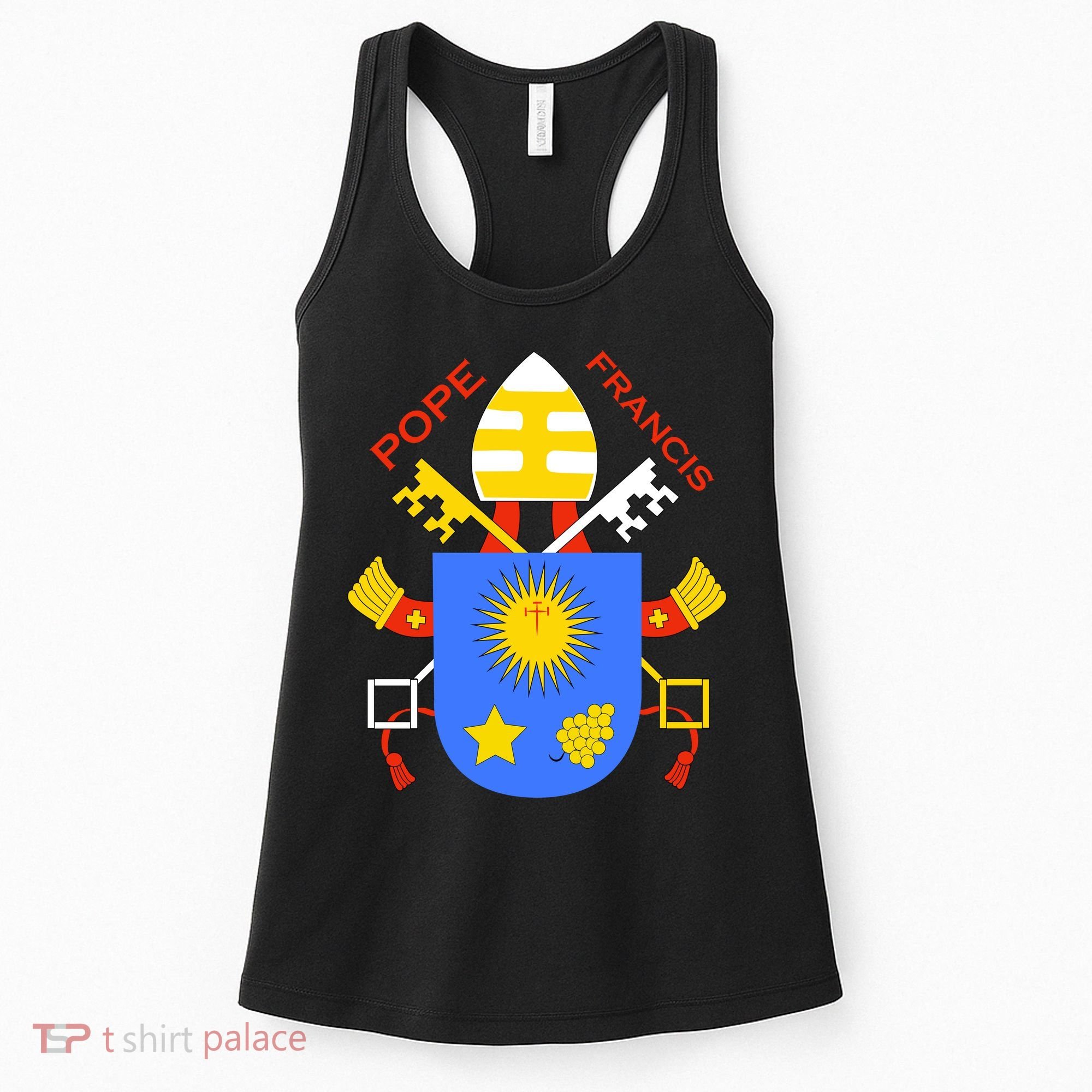 Pope Francis Emblem Christianity Women's Tank Top