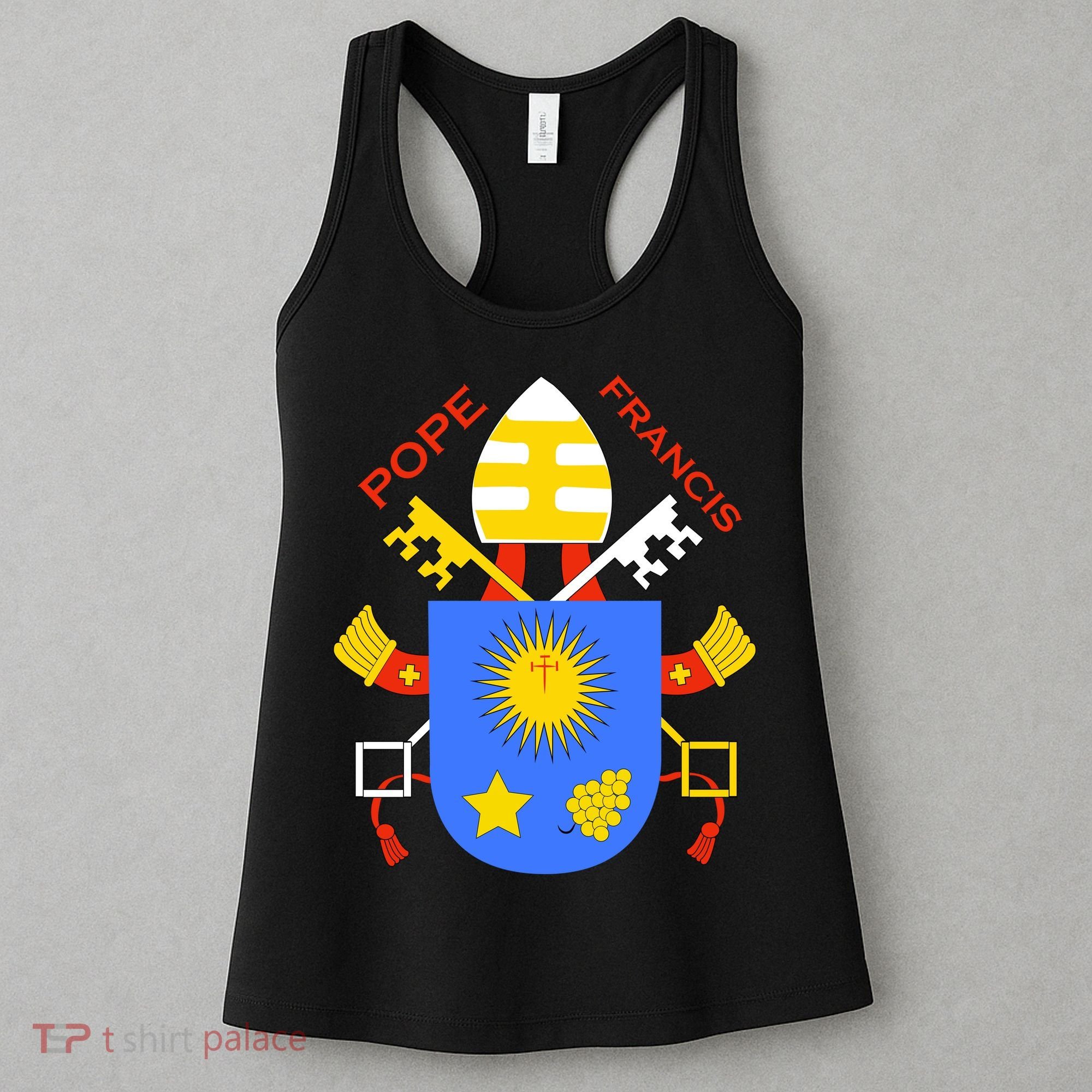 Pope Francis Emblem Christianity Women's Tank Top