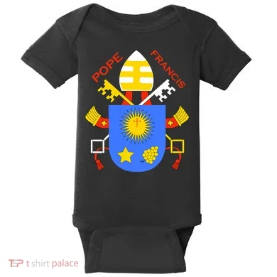 Pope Francis Emblem Christianity Baby Bodysuit