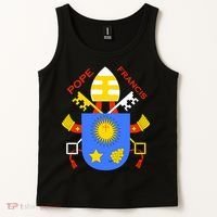 Pope Francis Emblem Christianity Tank Top thumb 2