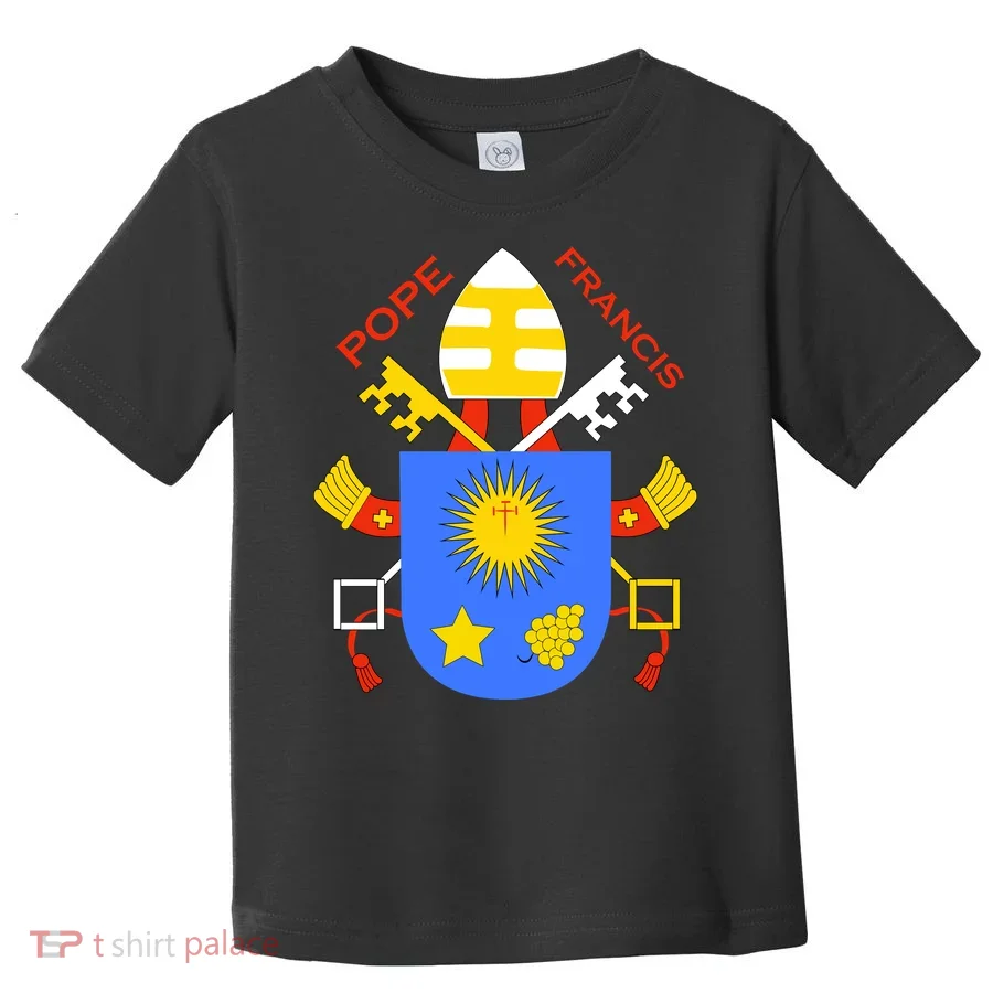 Pope Francis Emblem Christianity Toddler T-Shirt