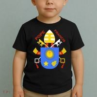 Pope Francis Emblem Christianity Toddler T-Shirt thumb 2