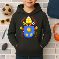 Pope Francis Emblem Christianity Kids Hoodie thumb 2