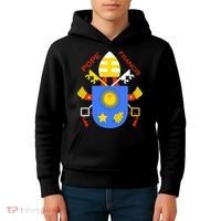 Pope Francis Emblem Christianity Kids Hoodie thumb 4