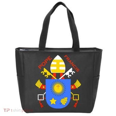 Pope Francis Emblem Christianity Tote Bag
