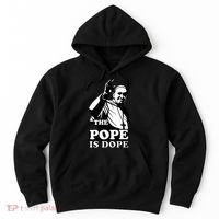 Pope Francis: The Pope Is Dope Hoodie thumb 0