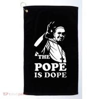 Pope Francis: The Pope Is Dope Golf Towel thumb 0