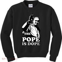 Pope Francis: The Pope Is Dope Kids Sweatshirt thumb 0