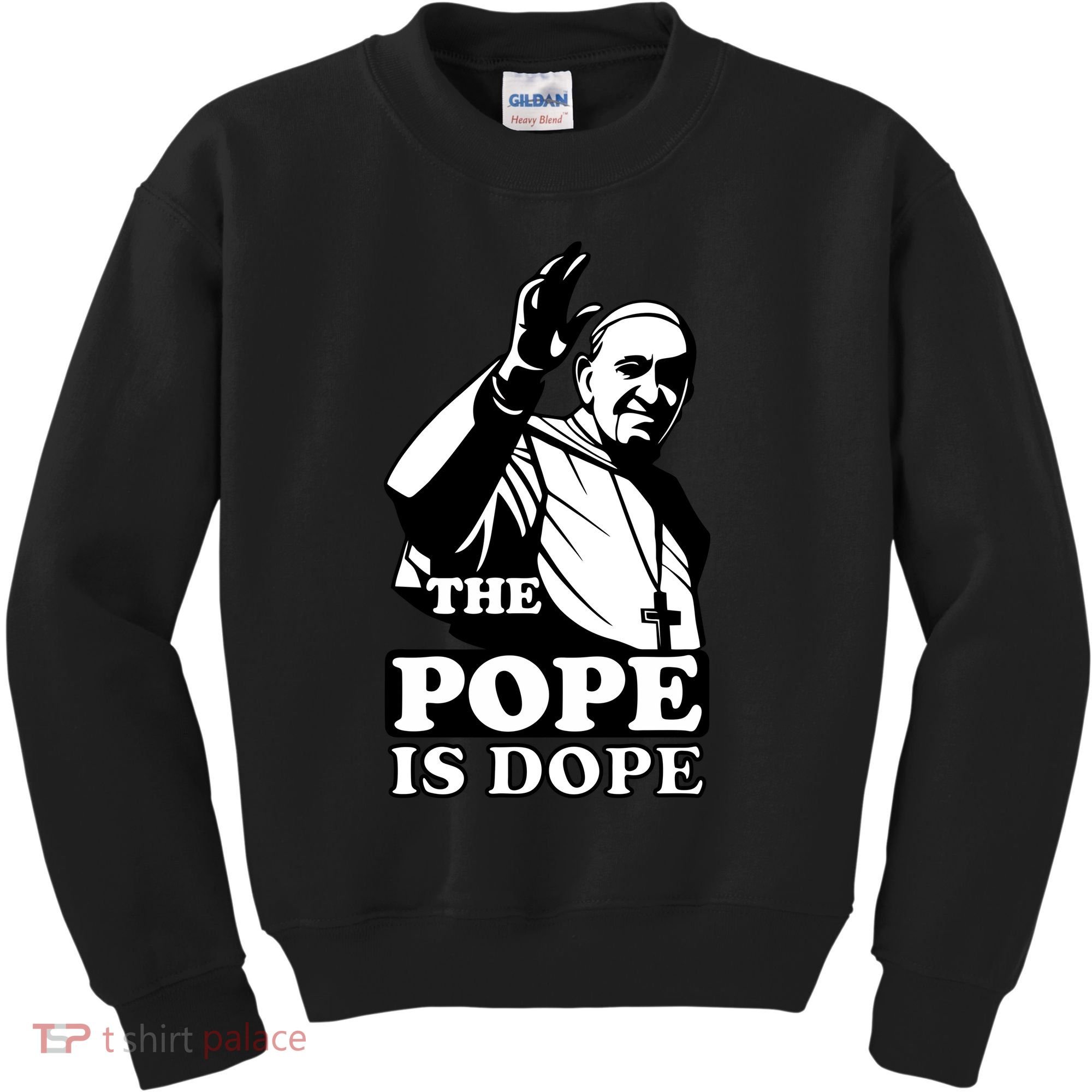 Pope Francis: The Pope Is Dope Kids Sweatshirt