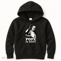 Pope Francis: The Pope Is Dope Kids Hoodie thumb 0