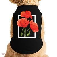 Poppy Flowers Doggie Tank thumb 0