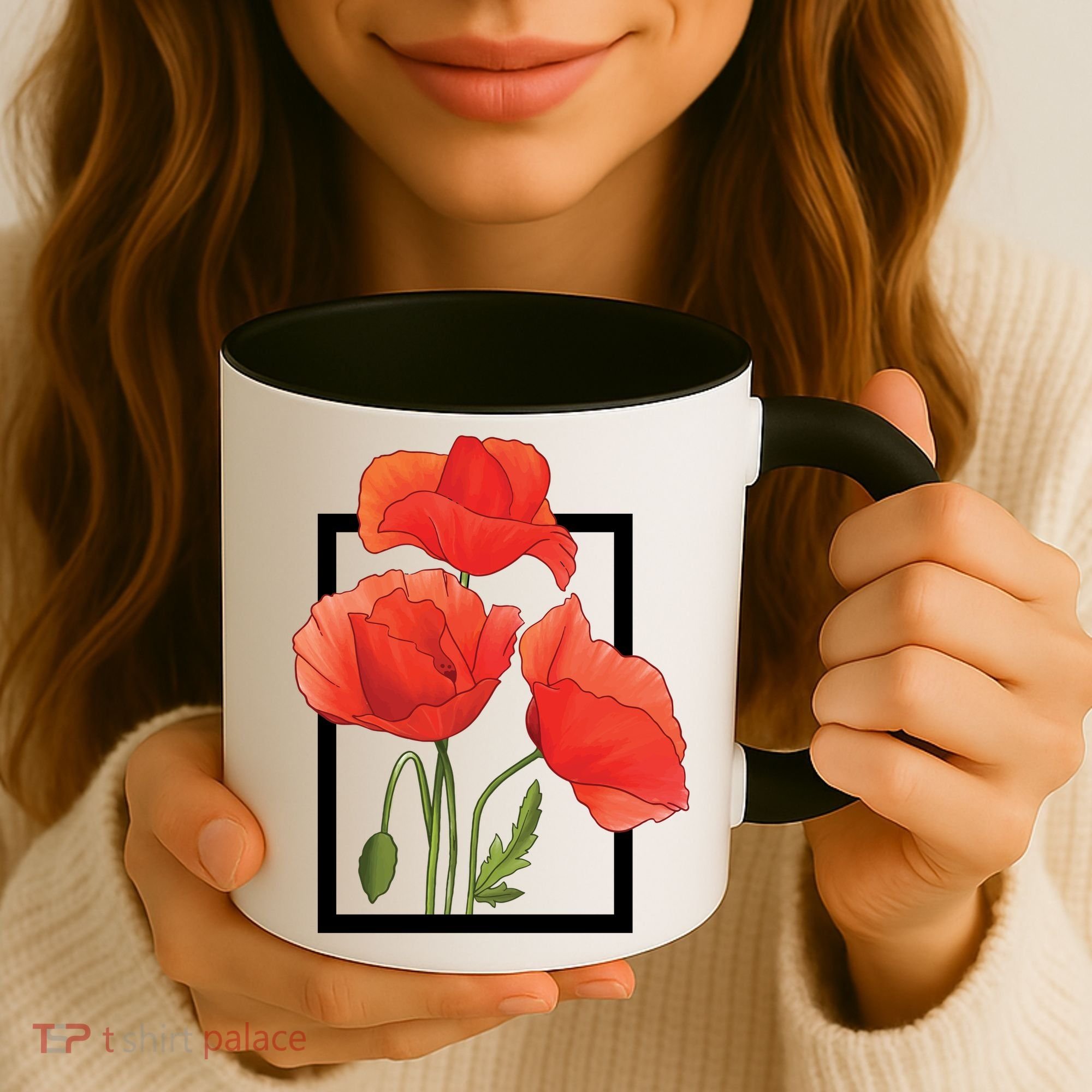 Poppy Flowers Coffee Mug
