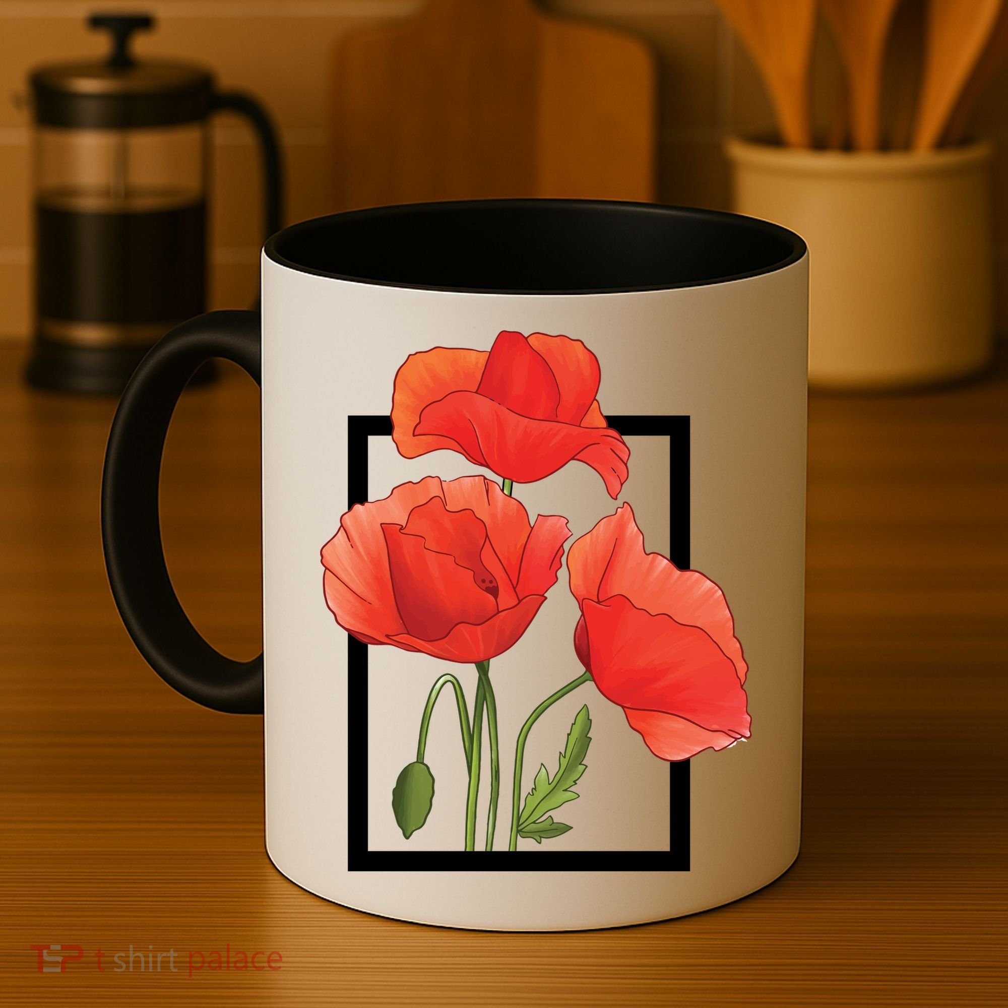 Poppy Flowers Coffee Mug