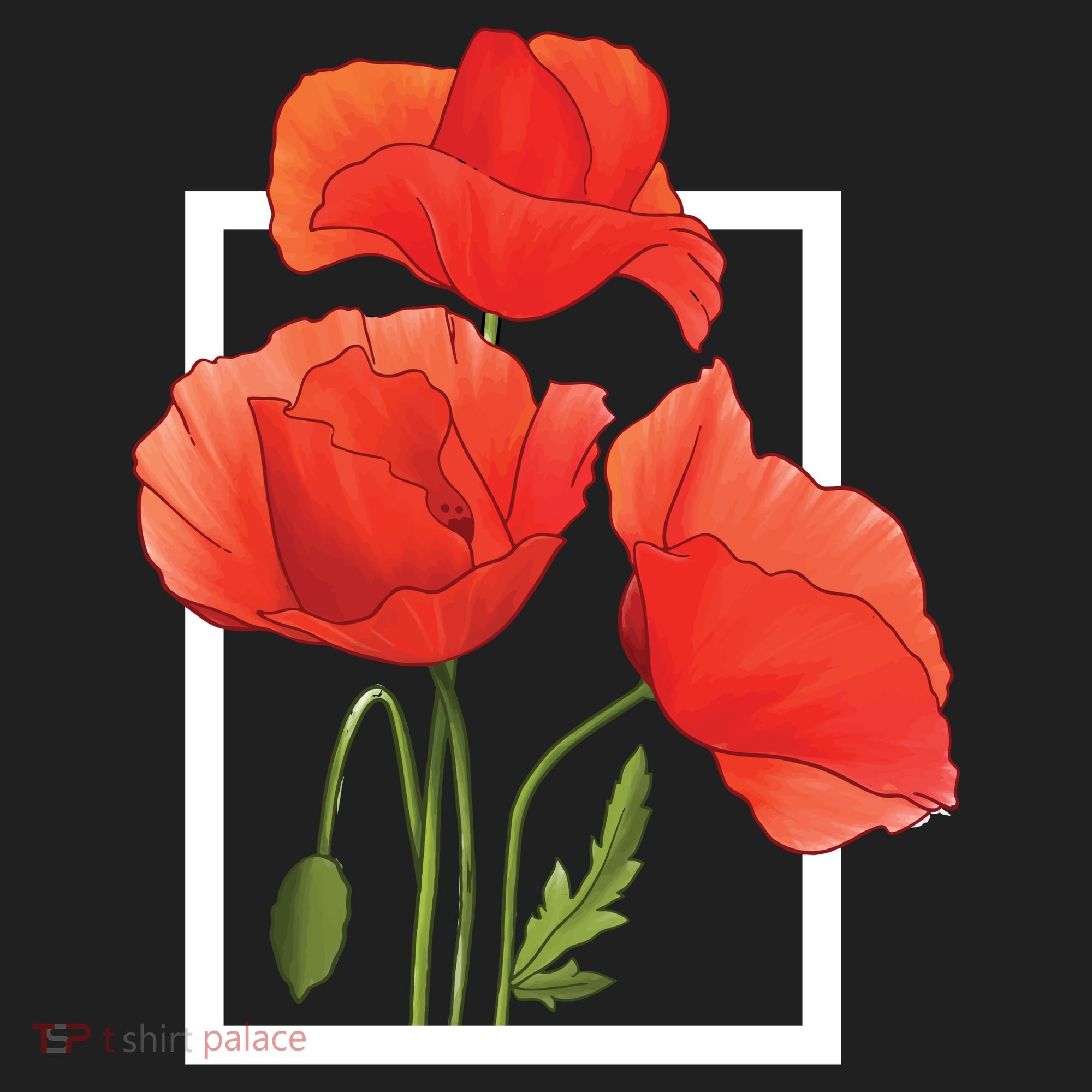 Poppy Flowers Beanie