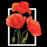 Poppy Flowers Ornament thumb 1